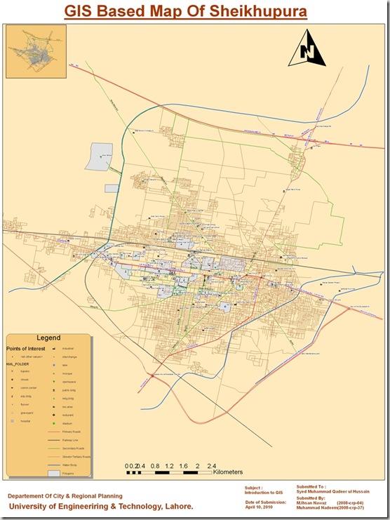 Street Level GIS Map of Sheikhupura | Pakistan GIS